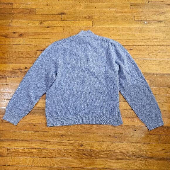 The Men's Store at Bloomingdale's Quarter Zip M Wool Cashmere  Sweater Men's XXL - Picture 6 of 6